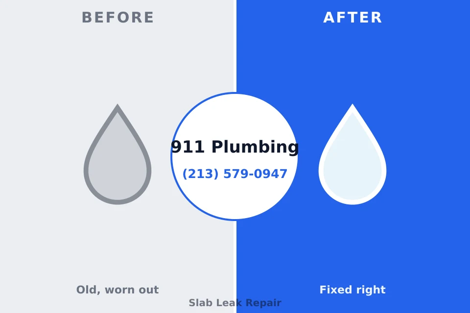 Before and after: plumbing repair North Wantagh, NY